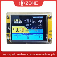 Bitcoin Nerd Miner V2.0 ESP32 2.8 Inch Smart Touch Display BTC Solo Miner 49K/S Win Jackpot Bitcoin Mining Machine