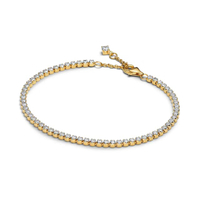 สร้อยข้อมือ Sparkling Tennis Bracelet สีทอง