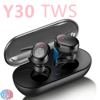 New Y30 TWS Bluetooth Wireless headphones Touch Control Sports Earbuds Microphone Music