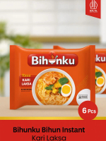CrunchySpot Bihunku Kari Laksa 55gr 6pcs Bihun Kuah Kari Gurih Nikmat | 1732878316131026275