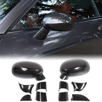 10PCS Car Side Mirror Cover Decals Rearview Mirrors Trim Sticker Accessories For Dodge Challenger 2009-2020