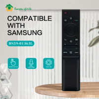 BN59-01363L Voice Remote Control Use For Samsung Smart QLED Series TV UN50AU8000FXZA Remoto with WWW Netflix Button