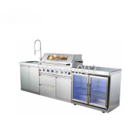 Kitchen Cabinets Gas Chicken Roasting Oven BBQ Grill Garden Supplies