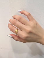 Yours Jewel Emas 916 Cincin Adjustable Bulat