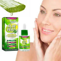 Natural Aloe Vera Face Serum Soothing Essence Whitening Anti-Wrinkle Moisturizing Shrink Pores Korea Serum Face Skin Care