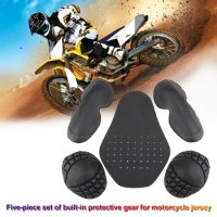 Motorcycle Jacket Lining Protectors Pad Shoulders Elbow Back Armor for Motocross Racing Skiing ICE Skating Bike