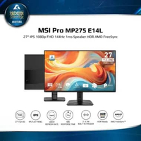 Monitor MSI PRO MP275 E14L 144Hz 27 Inch IPS 1080p FHD 1ms Adaptive-Sync MSI Power Link Built-in Spe