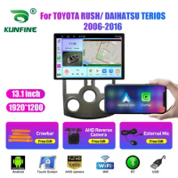 13.1 inch Car Radio For TOYOTA RUSH DAIHATSU 06-16 Car DVD GPS Navigation Stereo Carplay 2 Din Central Multimedia Android Auto
