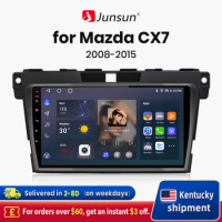 Junsun V1 AI Voice Wireless CarPlay Android Auto Radio for Mazda CX-7 CX7 2008 - 2015 4G Car Multimedia GPS 2din autoradio