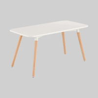 VANIR Side Table 80x40cm โต๊ะกลาง แบบเหลี่ยม 80x40 ซม. สีขาว
