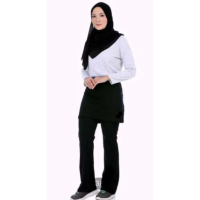 Seluar SKirt Muslimah (Sport Zuumba Netball, Jogging, Cycling dll) Cotton Sport Lycra Dusty Pink