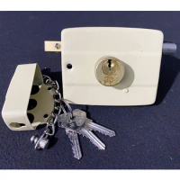 Best Exterior Iron Door Locks Security Anti-theft Lock Multiple Insurance Lock Wood Gate Lock For Furniture Hardware lock pick