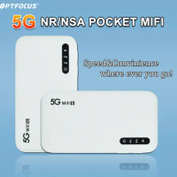 OPTFOCUS 5G NR NSA Sim card Modem 5000mAh WIFI6 MIFI Pocket Wifi Routers 4g5g LTE sim mini wifi router modem italia europe
