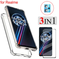 Realme 10 Transparent Silicone Case on Realme 9 Pro plus Case Original Phone Shockproof Cover for Realmi 9i realme gt neo 5 Case