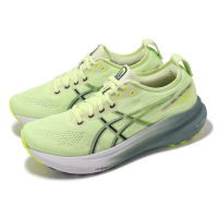 【asics 亞瑟士】慢跑鞋 GEL-Kayano 31 男鞋 螢光綠 灰綠 支撐 緩衝 運動鞋 亞瑟士(1011B867300)
