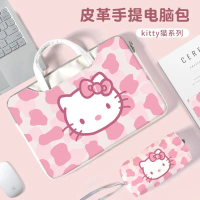 กระเป๋าแล็ปท็อป ดีไซน์ Hello Kitty เข้ากันได้กับ Apple, Dell, HP, Lenovo, Xiaomi, ASUS และ Huawei