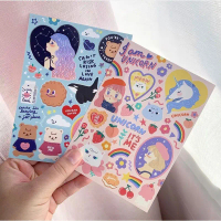 พร้อมส่ง F1S105 สติ๊กเกอร์ตกแต่งเคสมือถือ สติ๊กเกอร์ไดคัท ออกแบบเอง diecut สติ๊กเกอร์ sticker diy สต