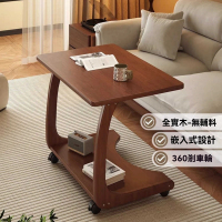 【巨匠】邊幾 可移動床頭桌 沙髮邊幾 實木床邊小桌子 側邊櫃 家用客廳沙發桌(可移動床頭桌)
