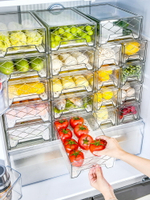 冰箱收納盒抽屜式廚房食物儲物盒冷凍專用多層食品水果雞蛋整理盒