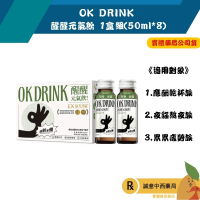【誠意中西藥局】OK DRINK 醒醒元氣飲 50ml 疲勞累累族 歡暢嗨嗨族 夜貓熬夜族