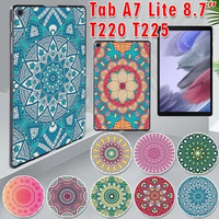 For Samsung Galaxy Tab A7 Lite 8.7'' SM-T220 SM-T225 Case Tablet Cover for Tab A7 Lite 2021 Mandala Pattern Durable Back Shell