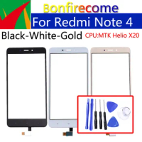 5.5" Note4 For Xiaomi Redmi note 4 Touch Screen Panel Sensor LCD Display Glass Lens Panel Touchscreen Digitizer For Redmi Note4