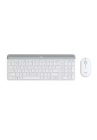 Logitech MK470 Slim 無線鍵盤和鼠標套裝 英文版 (白色)- 平行進口貨