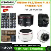 YONGNUO YN35mm F2 YN50mm F1.8 II AF MF Camera Lens Focus Large Aperture for Nikon Z for Canon EOS 600D 60D 5DII 5D 500D for DSLR