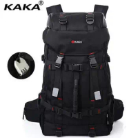 KAKA Large capacity 55L Travel Backpack bag for Men's Backpack Men Bag Luggage Shoulder Bag Water Proof Notebook Travel back Bag