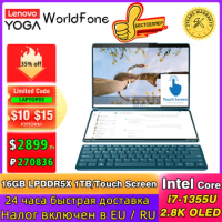 2023 Lenovo YOGA Book 9i Laptop13th Core i7-1355U Intel 16GB LPDDR5X 1TB Evo Platform 13.3-Inch 2.8K OLED Dual-screen Notebook