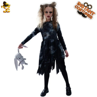 Trang phục cosplay bé gái hóa thân thành zombie cho Halloween, trang phục biểu diễn sân khấu hóa thâ