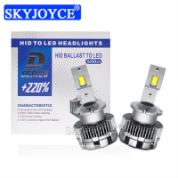 SKYJOYCE D2S Car Light LED Headlight Bulbs High Bright D2S D2R D1S LED Headlight D1S LED BULB For HID Ballast D3S LED Light Bulb