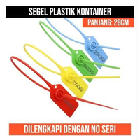 Segel Plastik Kontainer Box Plastic Seal Koper Container Tag No Seri Biru