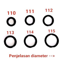 Karet Seal O-ring 110 - 115 NBR70 Harga untuk per 20pcs 114