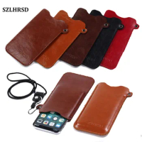 SZLHRSD Mobile Phone Case Hot selling slim sleeve pouch cover + Lanyard ,for Samsung Galaxy Note 8 S7 s6 edge Plus On7 On5 Pro