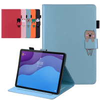 Tablet Case For Samsung Galaxy Tab A 2019 SM-T510 SM-T515 T510 T515 Stand Cover Cat Rabbit Tablet For Samsung Tab A 10.1 Case