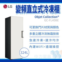 LG樂金 GC-FL40BE 變頻直立式冷凍櫃｜Objet Collection®(冷凍324)
