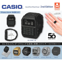 全套5+1款【日本正版】CASIO 卡西歐手錶 造型戒指 P2 扭蛋 轉蛋 戒指手錶 電子錶 Stand Stones - 715762