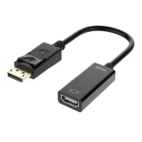 to HDMI-compatible Cable 4K 30Hz DisplayPort to Adapter Display Port Video Audio for PC HDTV Projector Laptop