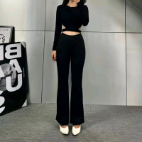 PROMO LIVE !! GROSIR Scuba Cutbray wanita Premium Flare Pants Kulot Panjang Fit Cantik Nyaman girl o