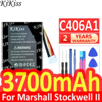 3700mAh KiKiss Powerful Battery C406A1 For Marshall Stockwell 2 II 2nd stockwell2 Bluetooth Wireless Speaker