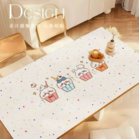 內地直送 - 吉伊卡哇餐桌墊免洗防油防水防燙桌布隔熱高級感餐桌布皮革墊子