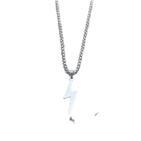 NARL NECKLACE / THUNDER PETIR STAR CROSS NECKLACE KALUNG BINTANG KALUNG SALIB DOUBLE LAYER NECKLACE 