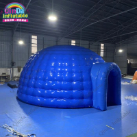 Giant Inflatable Igloo Dome Tent Portable Inflatable Yurt Sphere Tent For Camping