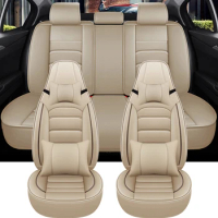 Leather Car Seat Cover For HONDA CRV Fit Jazz Accord Civic Insight Odyssey Stream Shuttle Car Accessories