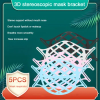 Anti-suffocating Mask Bracket Disposable Mask Inner Cushion Bracket Silicone Reusable Face Mask Holder Mask Accessory