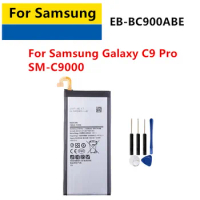 EB-BC900ABE New Replacement Battery For Samsung Galaxy C9 Pro SM-C9000 C9008 C900F C900Y Phone batteria 4000mAh+ Tools