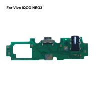 New Tested For Vivo IQOO NEO3 USB Dock Charging Port Mic Microphone Module Board Flex Cable Parts For Vivo IQOO NEO 3