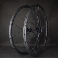 Carbon Wheelset Road Bike12K TWILL 38mm*24mm Depth 700C Disc Brake R13-D Hub Superlight Pillar Spokes Durable Bike Tubeless