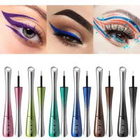 Colorful Colorful Liquid Eyeliner Smudge-proof Quick-dry Neon Eyeliner Pencil Smooth Long-lasting Fluorescent Eyeliner Female